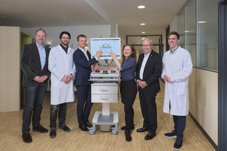 Gaben gemeinsam den Startschuss (v. l.): Prof. Toralf Kirsten (Medical Data...