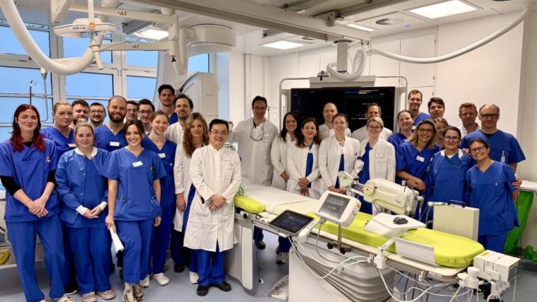 Mit der Einrichtung eines fünften Herzkathetermeßplatzes unterstreicht  das...