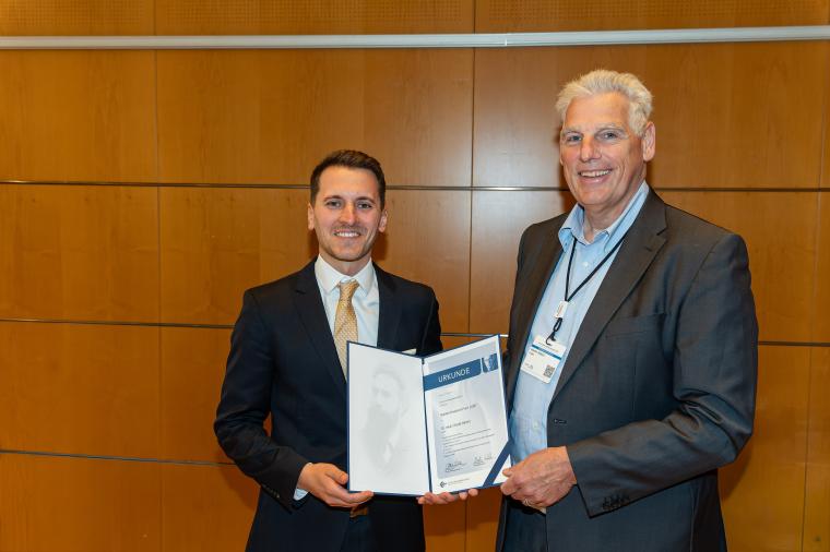 Dr. Charlie Hamm (l.) und Martin Fiebich (r.)