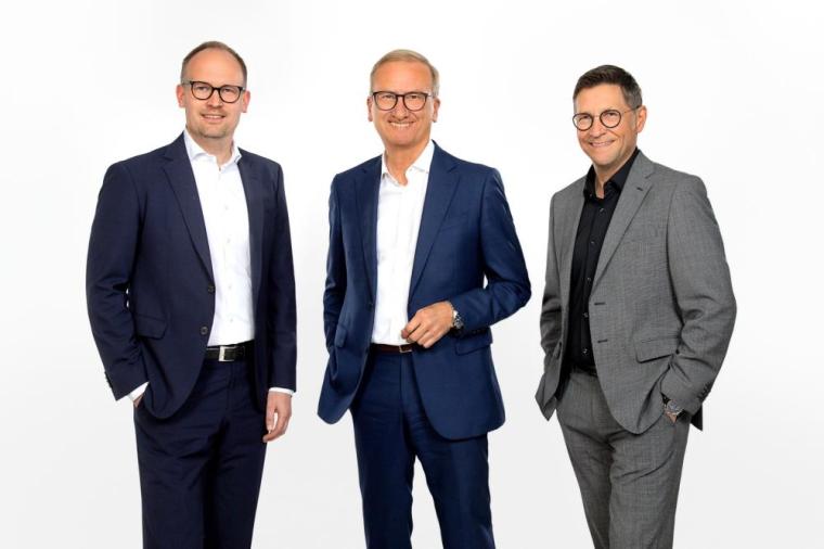 Philipp Schlösser, Reinhard Belling und Jochen Schütz (v.l.n.r.) bilden schon...