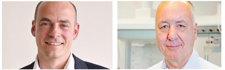Prof. Philip Rosenstiel (l.),                    
Prof. Stefan Schreiber (r.)