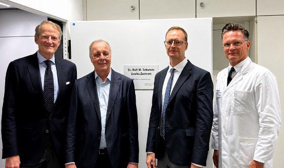 Offizielle Eröffnung des Dr. Rolf M. Schwiete Uveitis-Zentrums an der UMM...