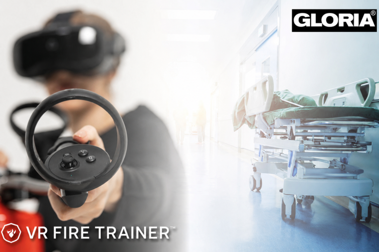 Der VR Fire Trainer ermöglicht Löschtraining in einer sicheren, praxisnahen...
