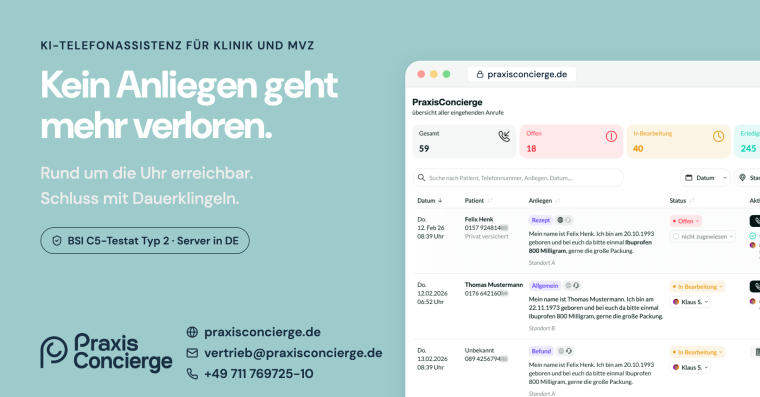 KI-Telefonassistent für Klinik und MVZ